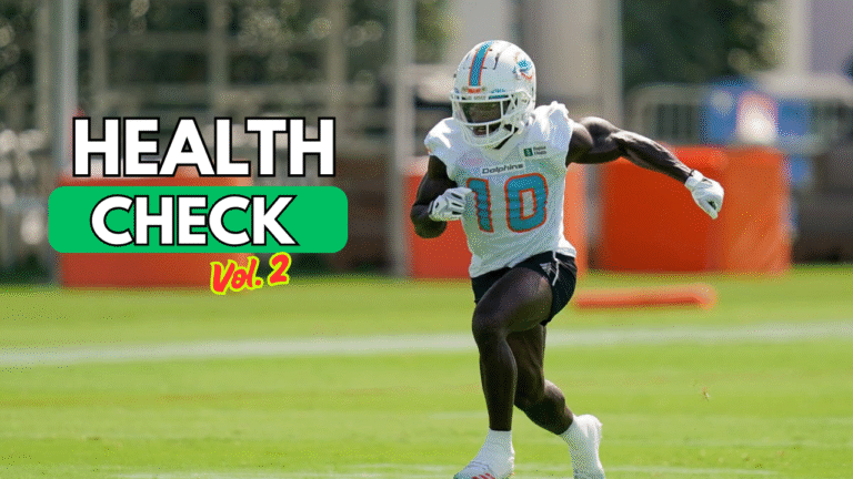 Health Check: 2025 Fantasy Football Injury Outlook Vol. 2
