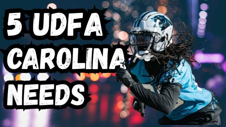 UDFA Carolina needs