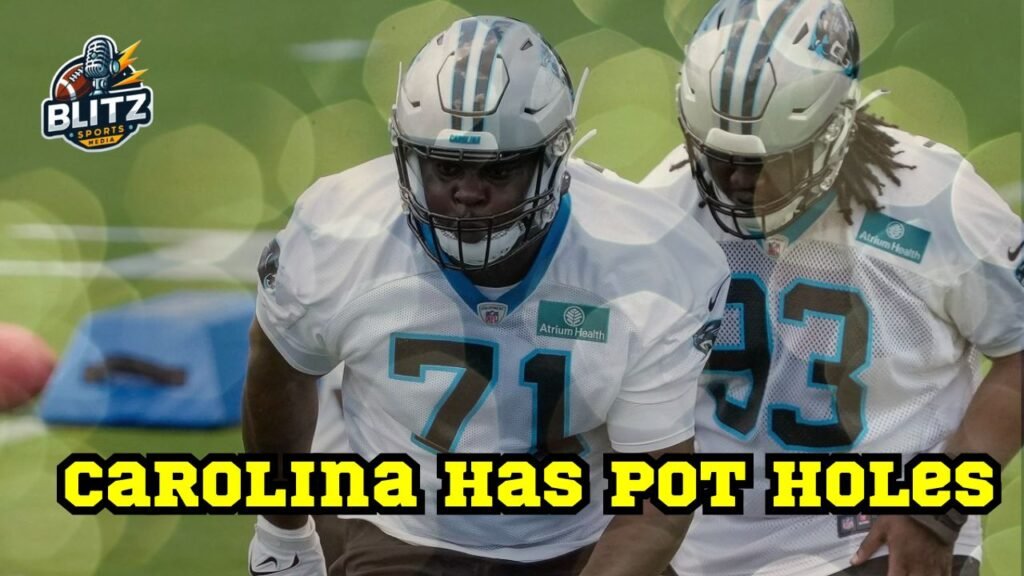 Carolina has pot holes in the line