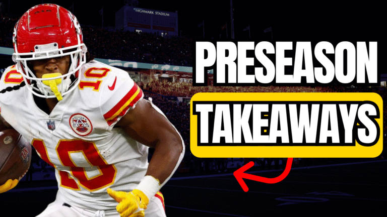 fantasy football takeaway