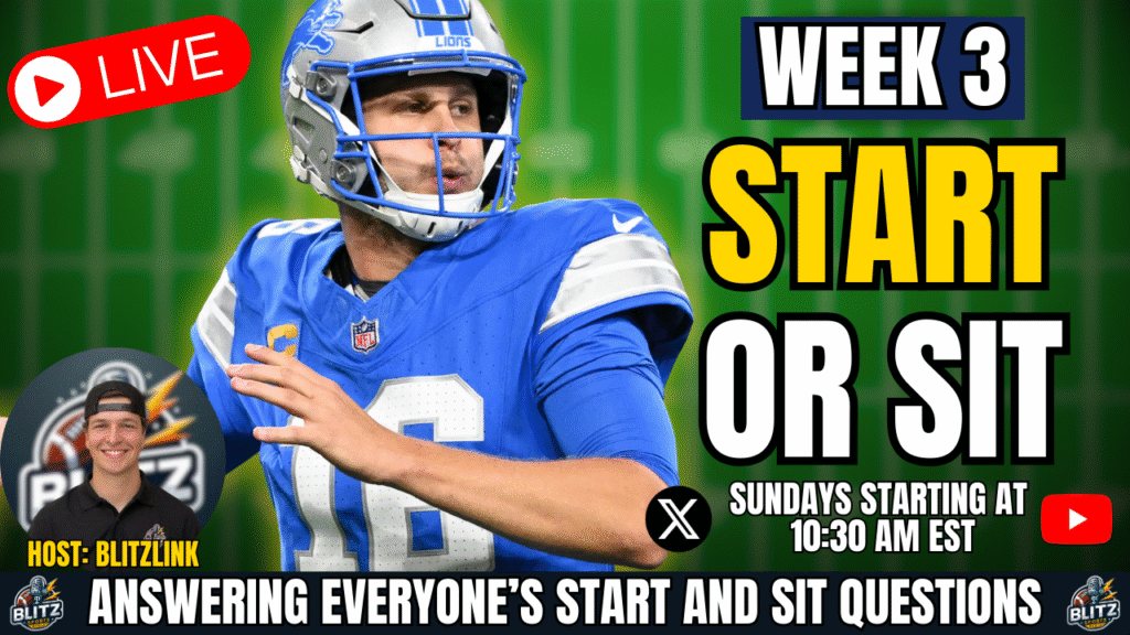 fantasy football start and sit advice