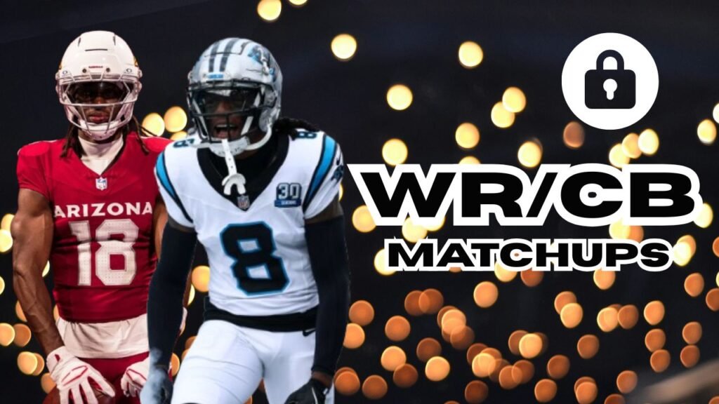 WR/CB Matchups to Watch - Week 2