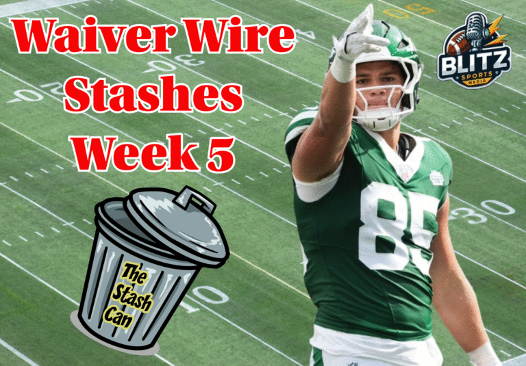 waiver wire stashes week 5