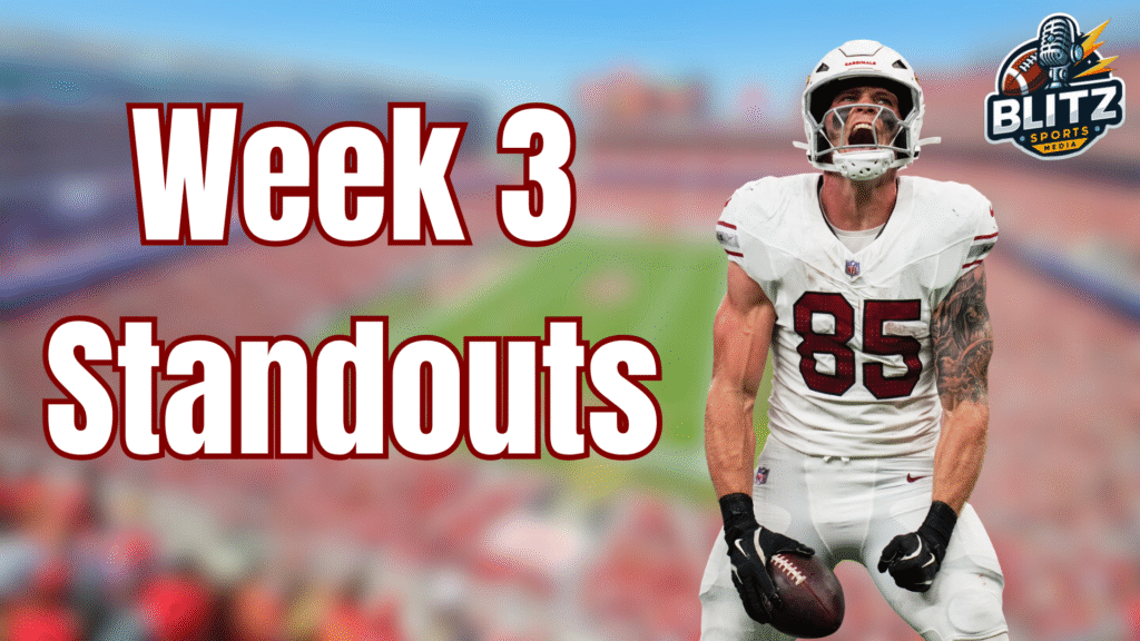 Week 3 Standouts AZ vs SF