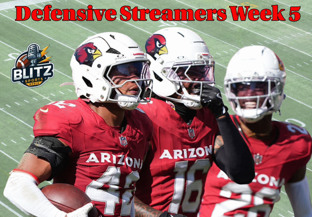 Defensive Streamers Week 5