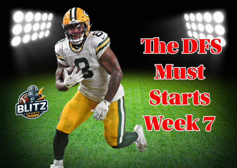 The DFS Must Starts Week 7