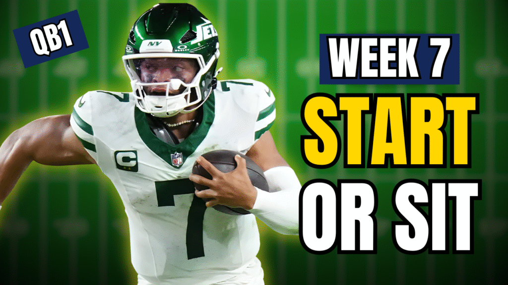 start and sit fantasy football week 7