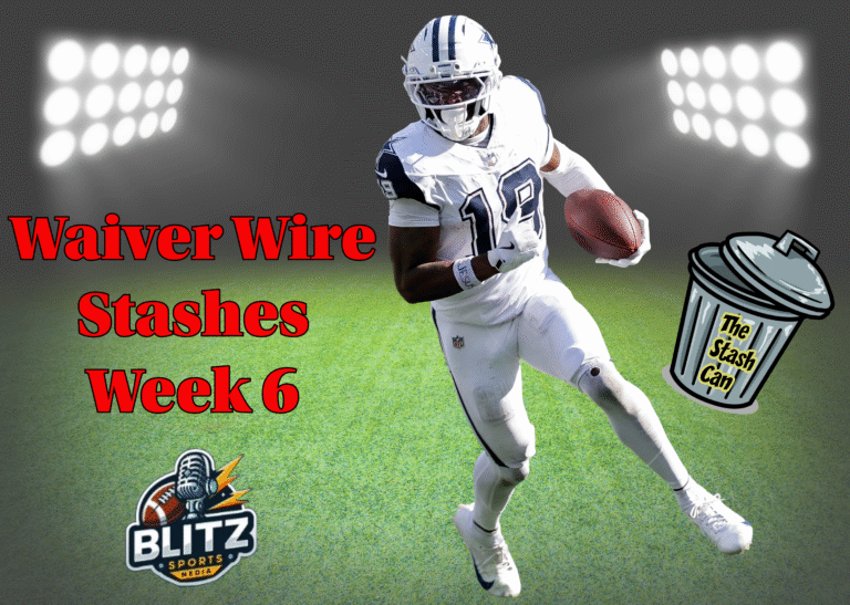 Waive Wire Stashes Week 6