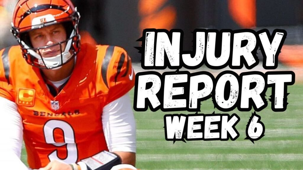 Injury Report | Week 6 Joe Burrow, Lamar Jackson, Carson Wentz?!