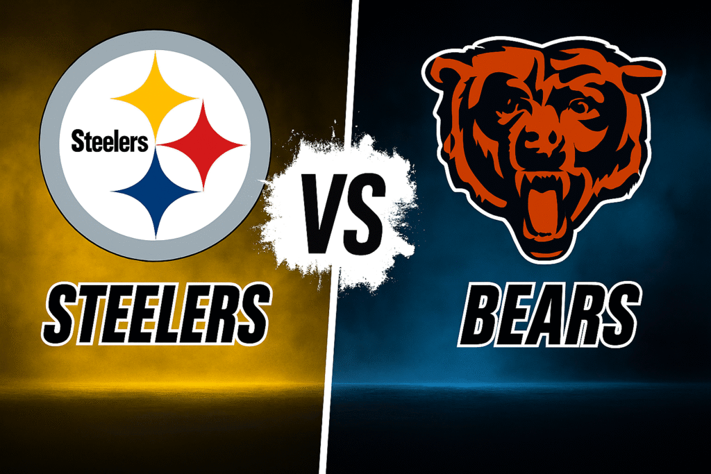 Bears vs Steelers Logo
