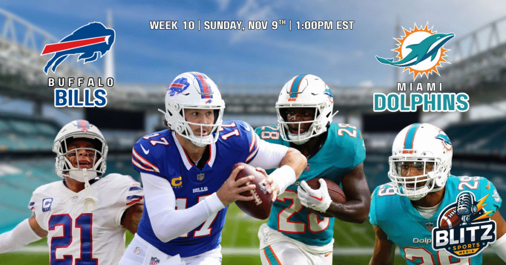 Buffalo Bills @ Miami Dolphins Week 10 Preview