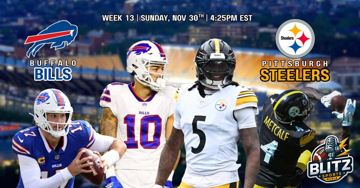 Buffalo Bills @ Pittsburgh Steelers Week 13 Preview