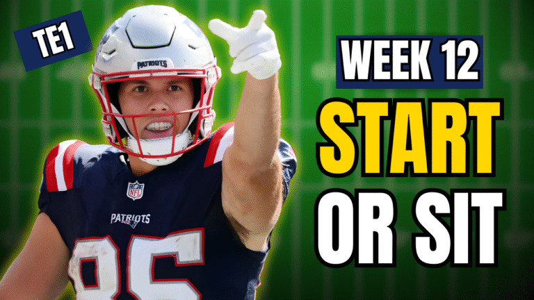 start and sit fantasy football week 12