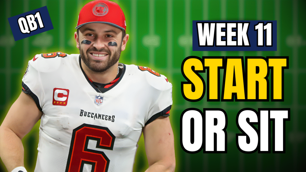start and sit week 11 fantasy football