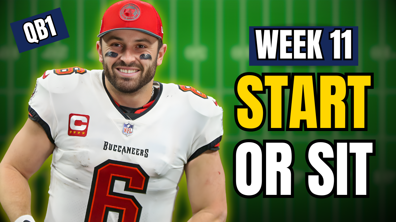 start and sit week 11 fantasy football
