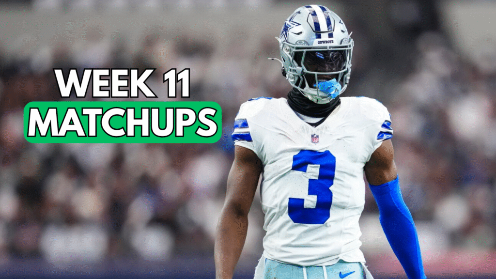 Week 11 Matchups