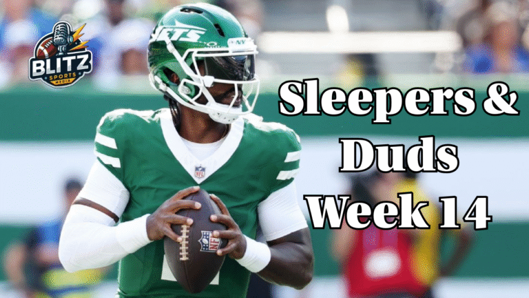 Sleeper Duds Week 14