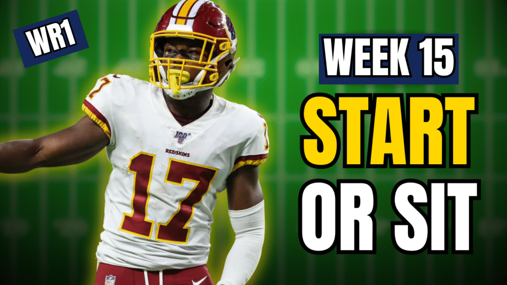 Week 15 start and sit fantasy football
