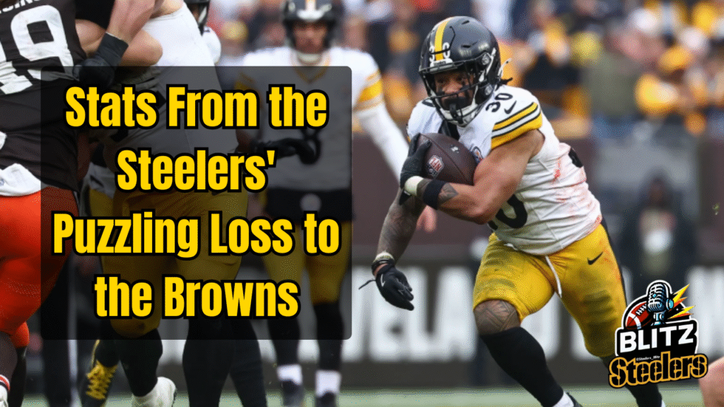 Stats From the Steelers' Puzzling Loss to the Browns