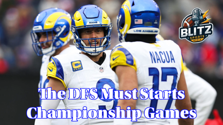 The DFS Must Starts Championship Games