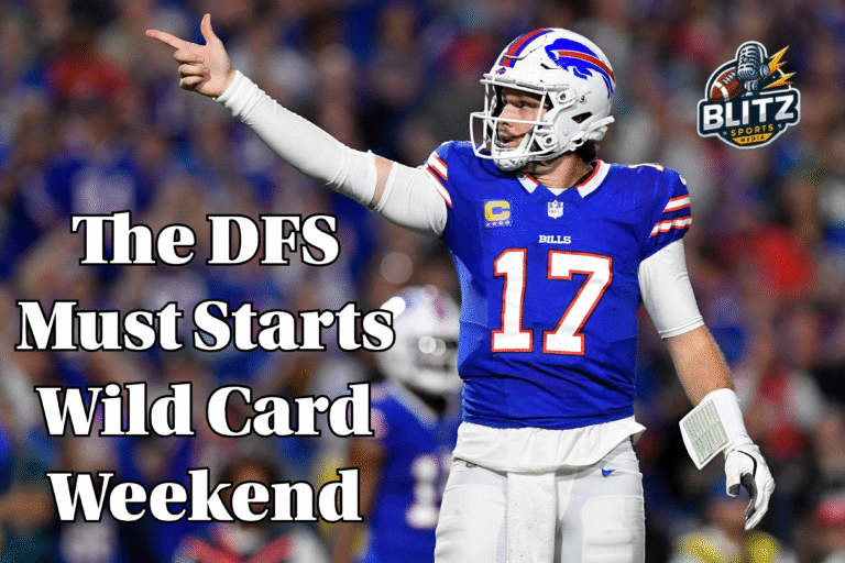 The DFS Must Starts Wild Card Weekend