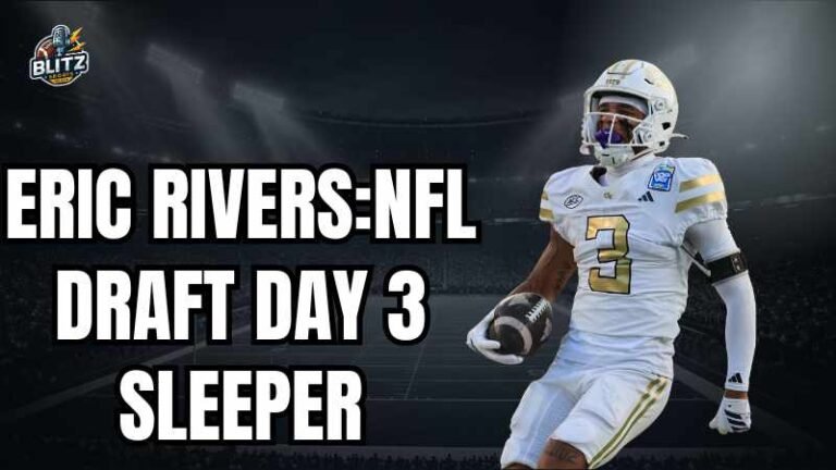 Eric Rivers Georgia Tech wide receiver and NFL Draft Day 3 sleeper prospect