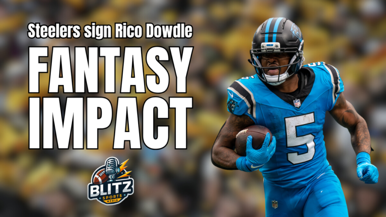 Steelers Sign Rico Dowdle Fantasy Impact
