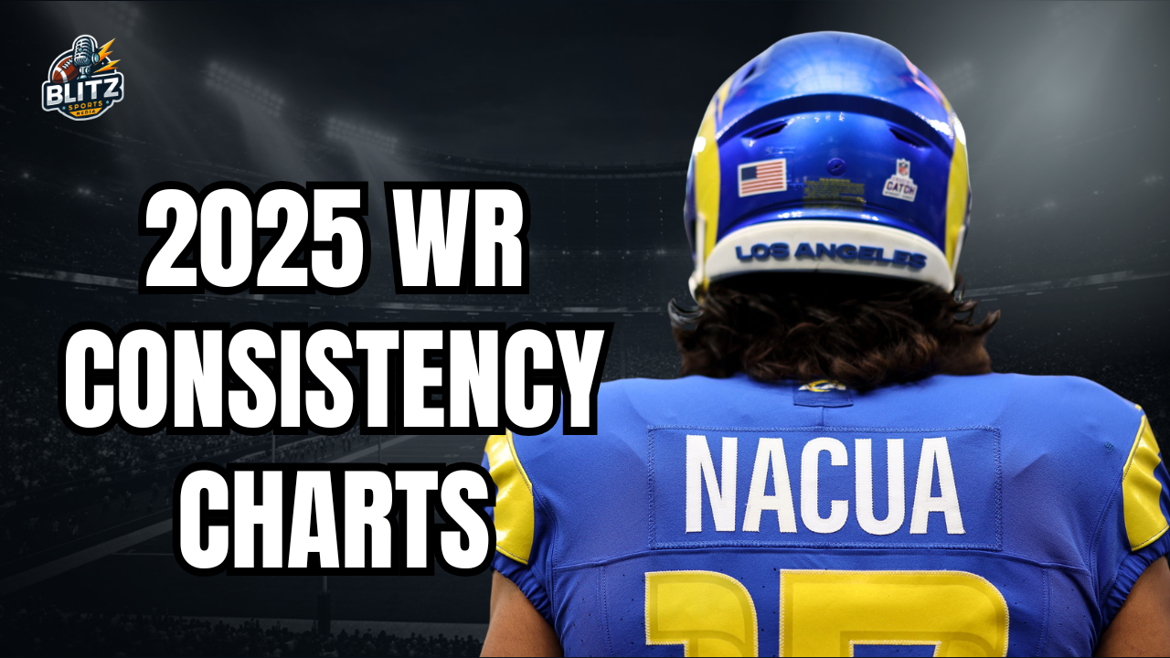 Wide Receiver Consistency Charts for 2025