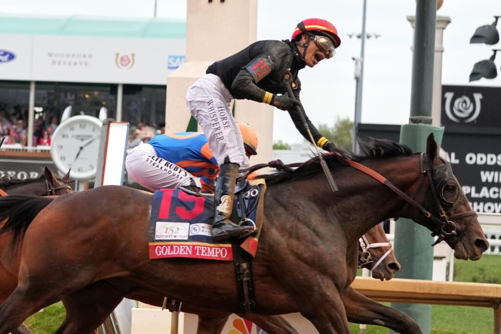 Golden Tempo Rallies to win Historic Kentucky Derby 

Picture From Associated Press 