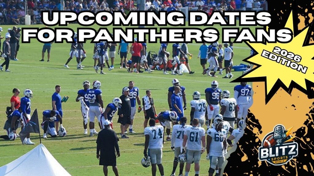 Upcoming Calendar Dates Carolina Panthers 2026 Edition