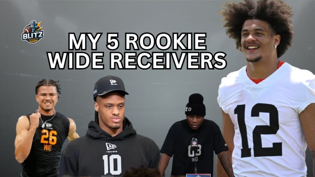 5 Rookie WRs 2026 Redraft fantasy picks