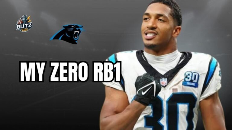 Chuba Hubbard is my Panthers Fantasy Target #4 for 2026