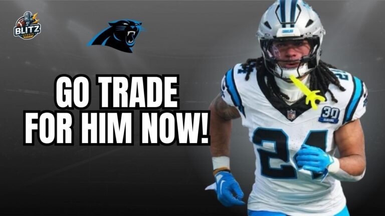 Brooks is the #5 fantasy target for Carolina Panthers