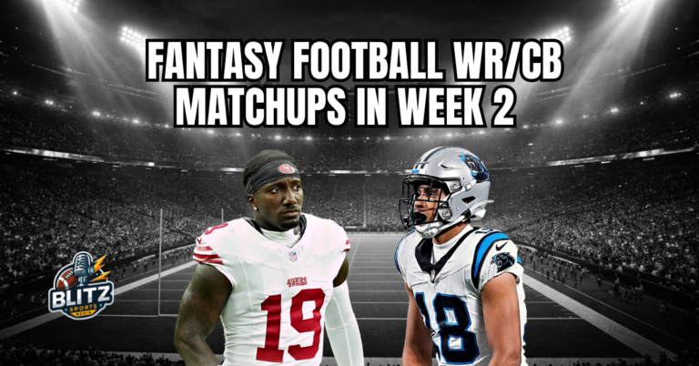 Fantasy Football WR/CB Matchups In Week 2