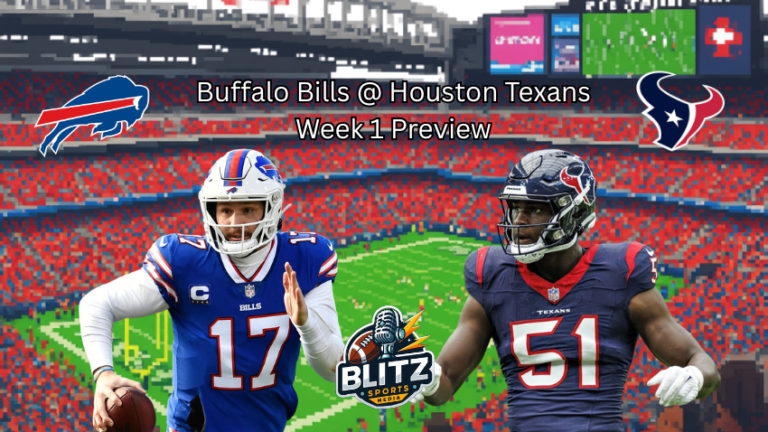 Buffalo Bills @ Houston Texans Week 1 Preview