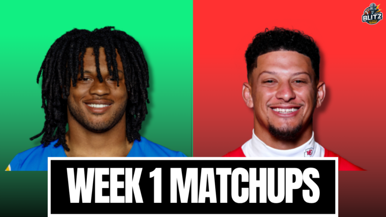 Matchups Week 1 Fantasy