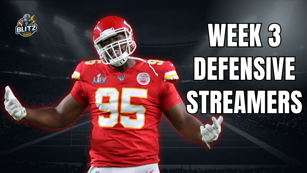 Week 3 Defensive Streamers