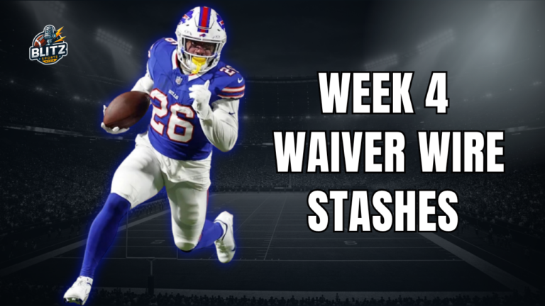 Week 4 Waiver Wire Stashes