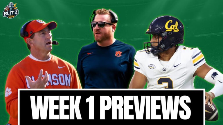 College Football Week 1 Preview: The Games, Storylines and Upsets to Watch