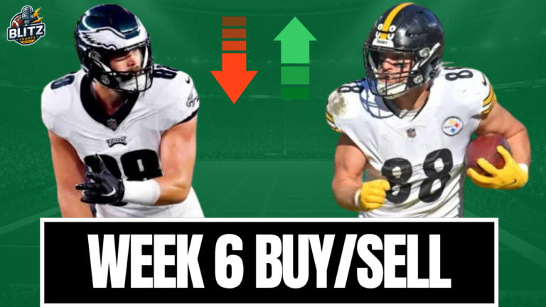 week 6 buy sell trade advice