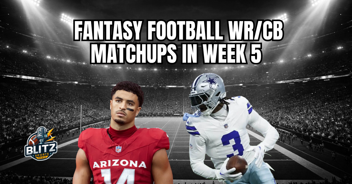 Fantasy Football WR/CB Matchups in Week 5