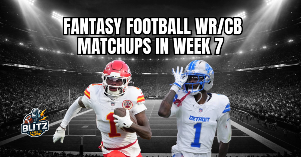 Fantasy Football WR/CB Matchups in Week 7
