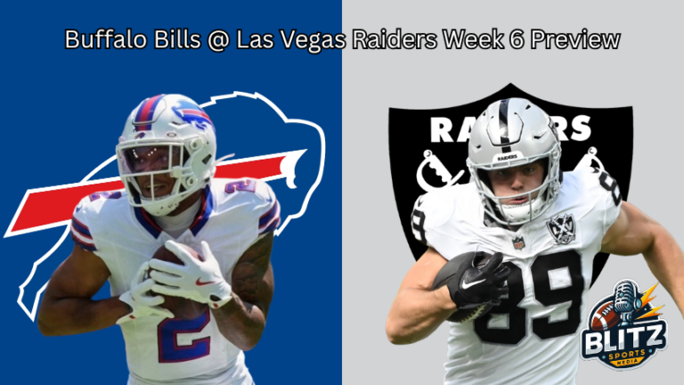 Buffalo Bills @ Las Vegas Raiders Week 6 Preview