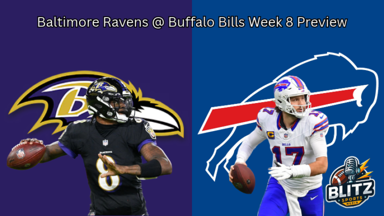 Baltimore Ravens @ Buffalo Bills Week 8 Preview