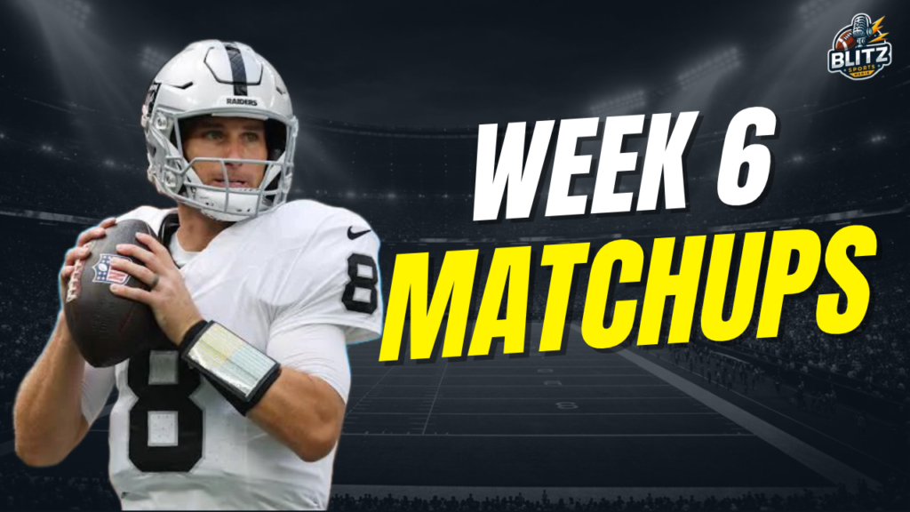Week 6 Fantasy Matchups