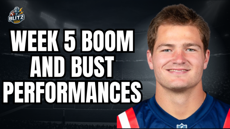 Week 3 Boom and Bust Players 2
