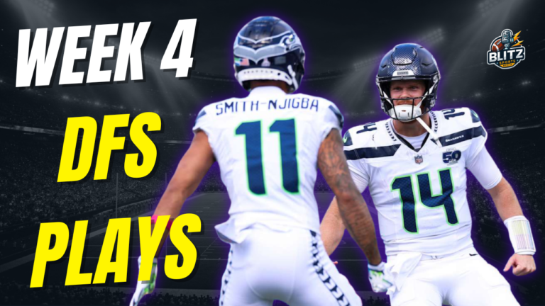 Week 4 DFS Plays