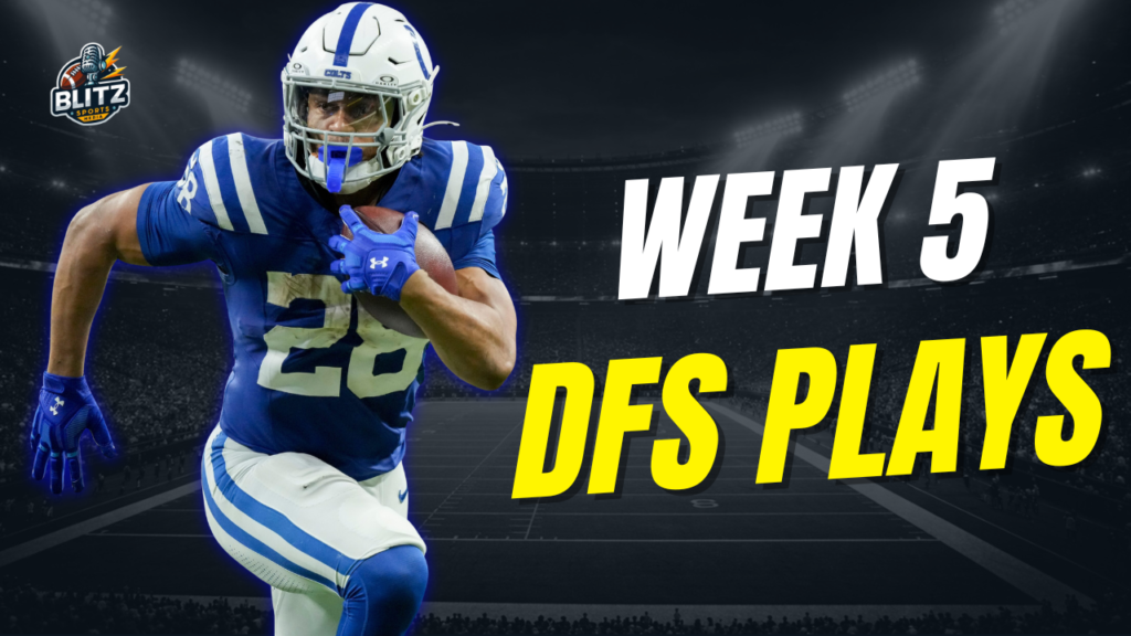 Week 5 DFS Plays
