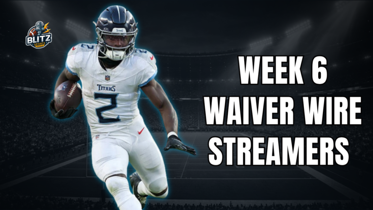 Week 6 Waiver Wire Stashes