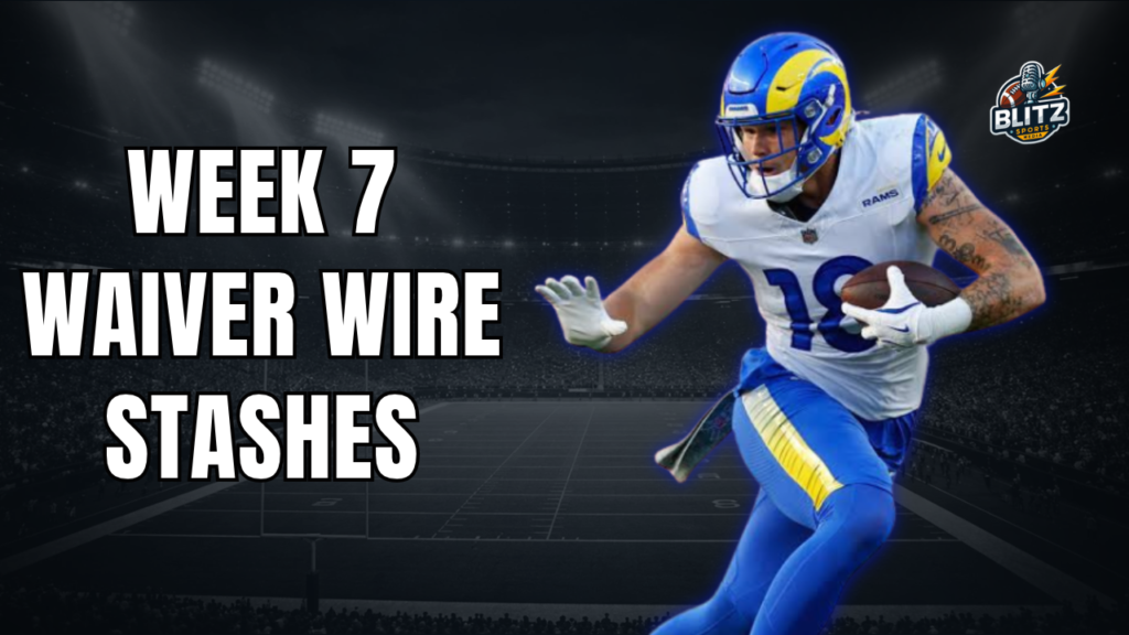 Week 7 Waiver Wire Stashes